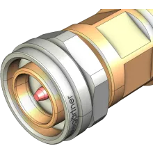 4.3-10 Male Plug connector close up