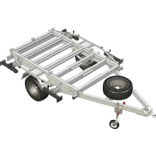 AP-AMT-SA AMT Single Axle Alloy Trailer chassis only
