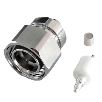 4.3-10 Male Connector for RG-402 Cable, Solder Type