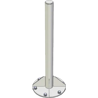 AP-WUPM-HF1 single tube headframe spigot for winch-up masts