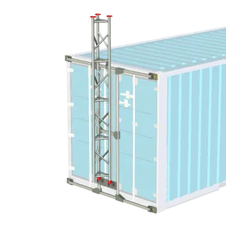 AL340 container mounted lattice section