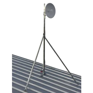 Galvanised roof mast, 48 mm pole