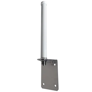 4G dipole antenna covering 700 to 2700 MHz with N bulkhead