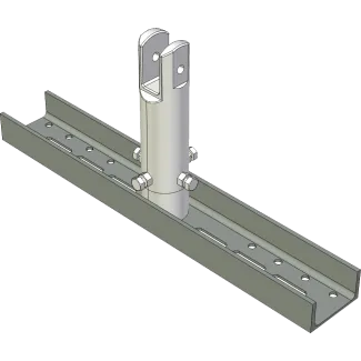 APAC Infrastructure AL220 Multi-Axis Hinged Base (Isometric View)