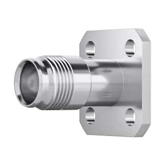 Telegartner NEX10(r) Female 4-Hole Flange Connector for RG-402 Cable, Panel Jack G10 (UT-141) - Main Image