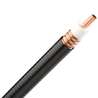 CommScope AVA5-50FX, HELIAX(r) Andrew Virtual Air(tm) Coaxial Cable, corrugated copper, 7/8 in, black PE jacket - 500m - Main Image