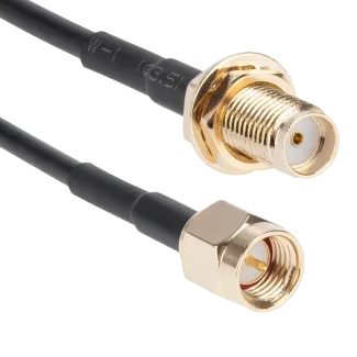 L-100 Patch Cable, SMA Female to SMA Male 18cm - Main Image