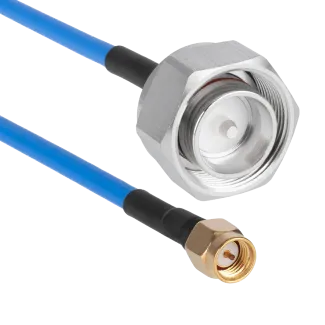 RG-402 Patch Cable 4.3-10 Male to SMA Male Low PIM 50cm - Main Image