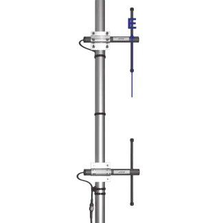 ComAnt Offset Pattern Collinear Antenna, 440 to 475 MHz, 8dBi, N Female - Main Image