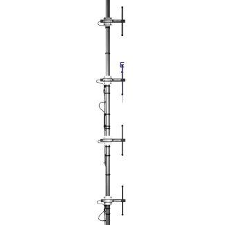 ComAnt Offset Pattern Collinear Antenna, 440 to 475 MHz, 11dBi, N Female - Main Image