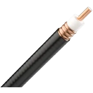 CommScope AVA5-50, HELIAX(r) Andrew Virtual Air(tm) Coaxial Cable, corrugated copper, 7/8 in, black PE jacket - 500m - Main Image