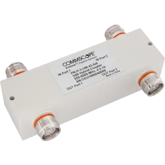 CommScope 2x2 Hybrid Coupler, 555-6000 MHz, Low PIM Air Dielectric - Main Image