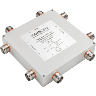 CommScope Low PIM 4x4 High Power Hybrid Matrix, 555-6000 MHz, 4.3-10 Female - Main Image