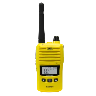 GME TX6165XY 5/1 Watt IP67 UHF CB Handheld Radio - Yellow - Main Image