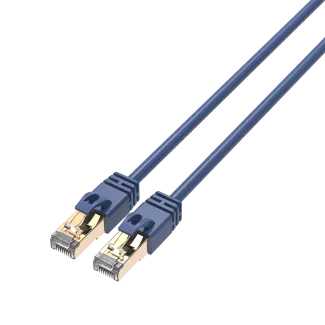 Powertec CAT6A Indoor Network Cable, 5m Blue - Main Image