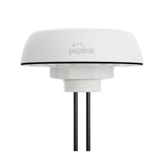 Peplink Mobility 02 (Puma 020), 2xWiFi, 2400-6000MHz, IP68, QMA, White, 1 ft / 0.3m - Main Image