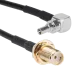 PTL-100 Patch Cable CRC9 to SMA Female 18cm - Main Image