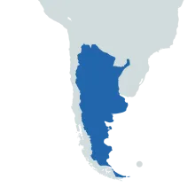 argentina on the world map