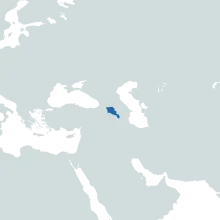 armenia world map