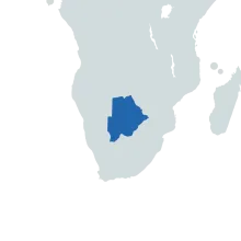 Botswana map