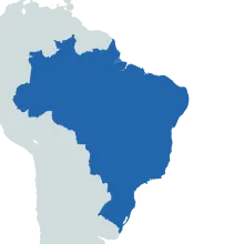Brazil world map