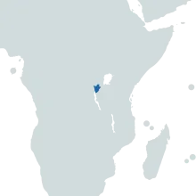 burundi world map