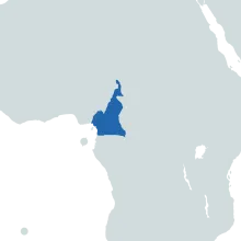 cameroon world map