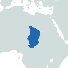 chad world map