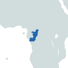 congo brazzaville world map