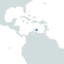 curacao world map