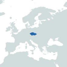 czechia world map