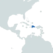 dominican republic world map