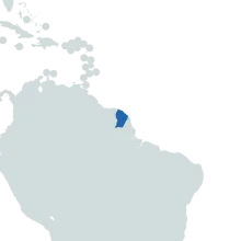 French Guiana World Map