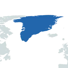 Greenland world map
