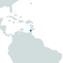 Grenada world map