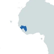 Guinea world map