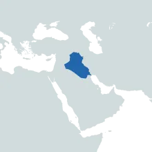 Iraq world map
