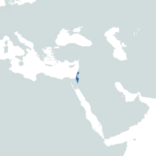 Israel world map