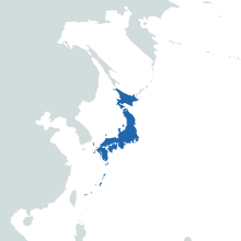 Japan world map