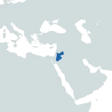 Jordan world map