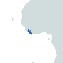 Liberia world map
