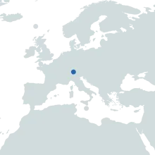 Liechtenstein world map
