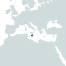 Malta world map