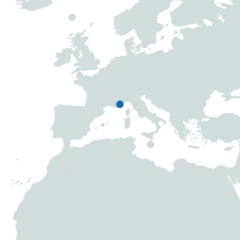 Monaco world map