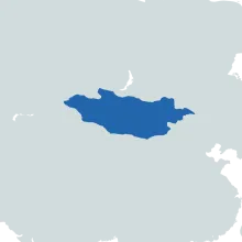 mongolia world map