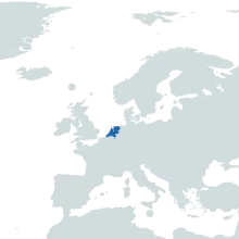 Netherlands world map