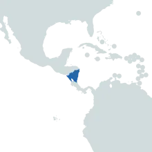 Nicaragua world map