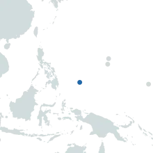 Palau world map