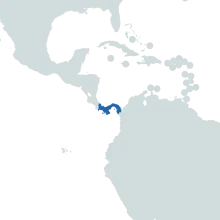 Panama world map