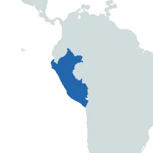 Peru world map